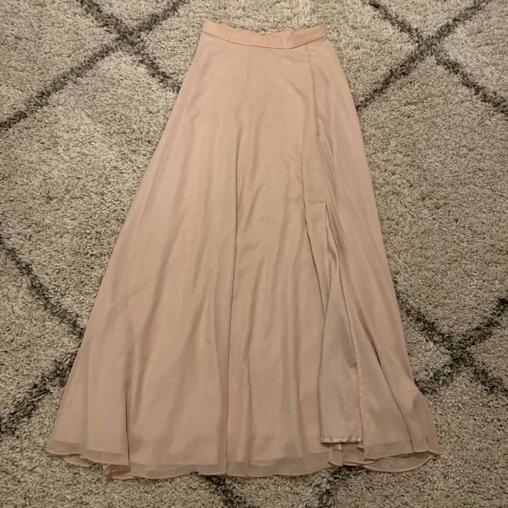 Roolee Chiffon Maxi Slit Skirt Size S